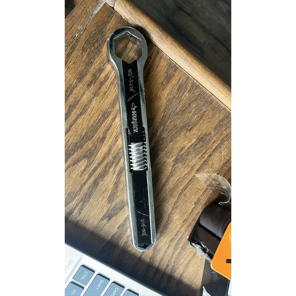 Husky Total Socket Adjustable Wrench 5-15mm and 15-27mm Universal Tool